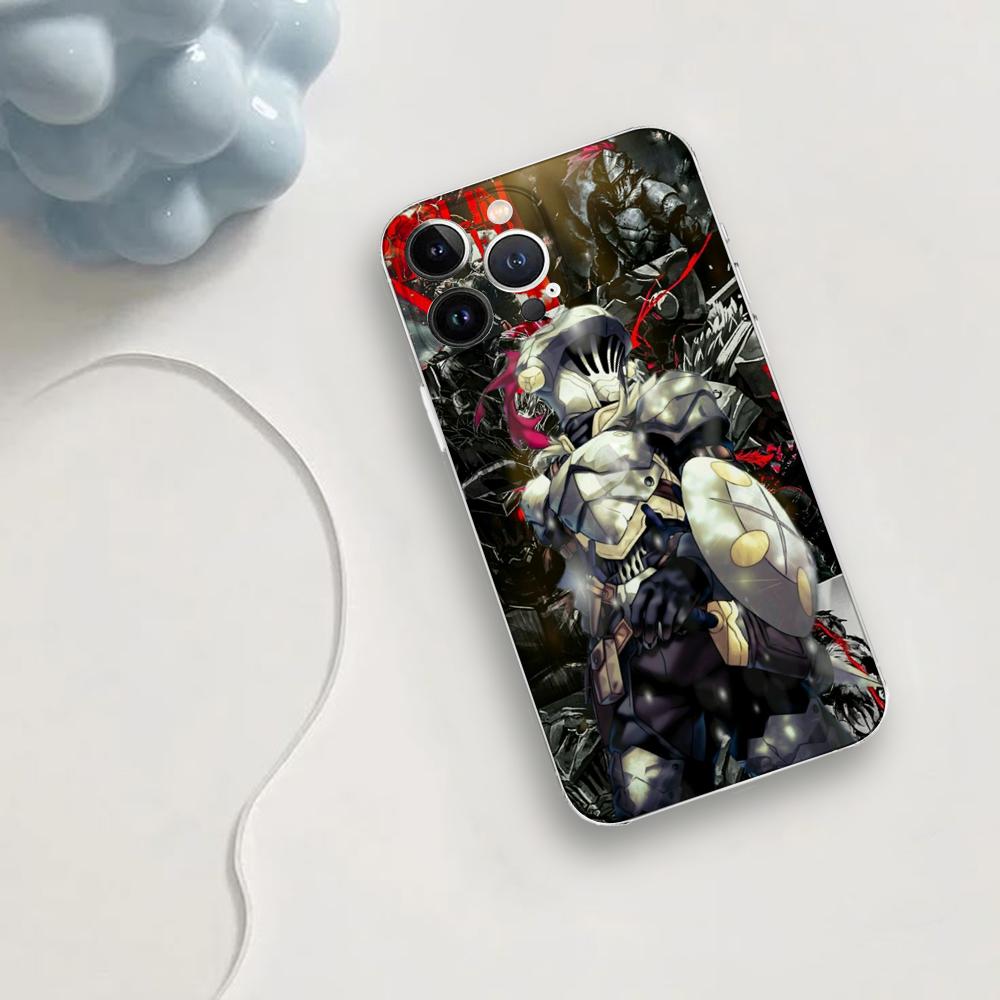 Goblin Slayer Anime Phone Case For Iphone 16 15 11 13 14 Pro Max 7 8 Plus X Xr Xs Max Se2020 12mini Transparent Cover