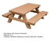 Dollhouse Ornament, Miniature Decorative Picnic Table, Realistic Detailed Models Furniture for Scene Layout Photo Props