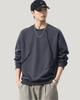 Long Plus Simple and Round Solid Loose Dark [foveitaa] Men's Fall/Winter Sweatshirt, Sleeve, Size, Stylish, Collar, Popular, Color, Pullover, Cool,