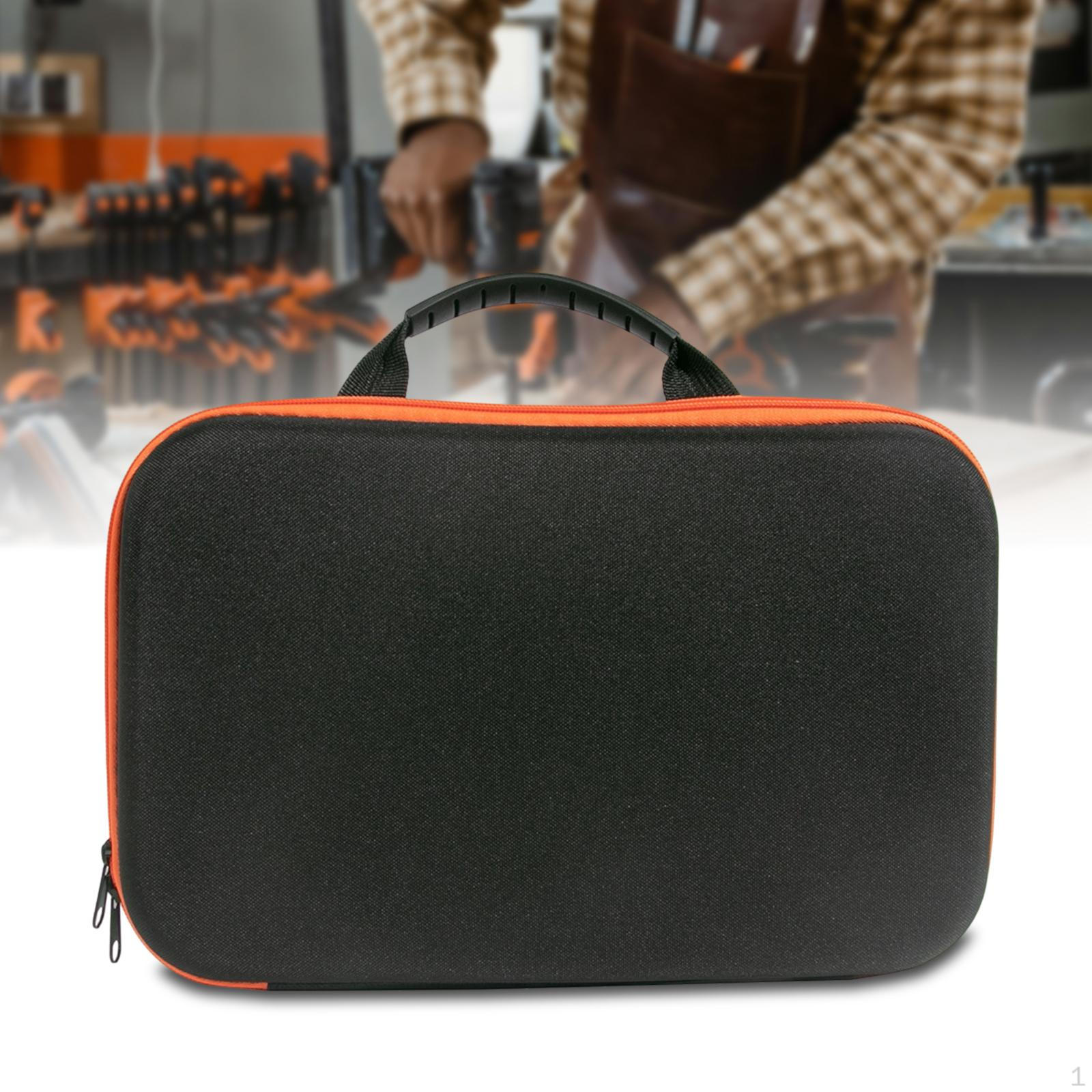 

Electric Drill Carry Case Carrying EVA Accessories with Inner Mesh Pocket Tool Box for оранжевый