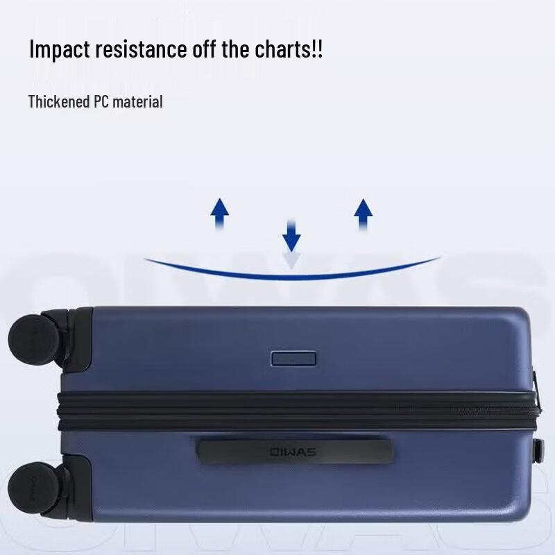OIWAS 20-inch Matte ABS Carry-on Luggage