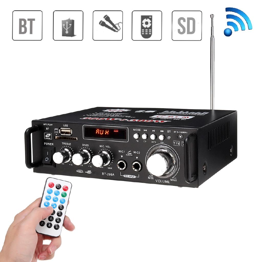 600W Audio bluetooth Home Amplifier Subwoofer Amplifier Home Theater Sound System Mini Amplifier Professional Amplifiers