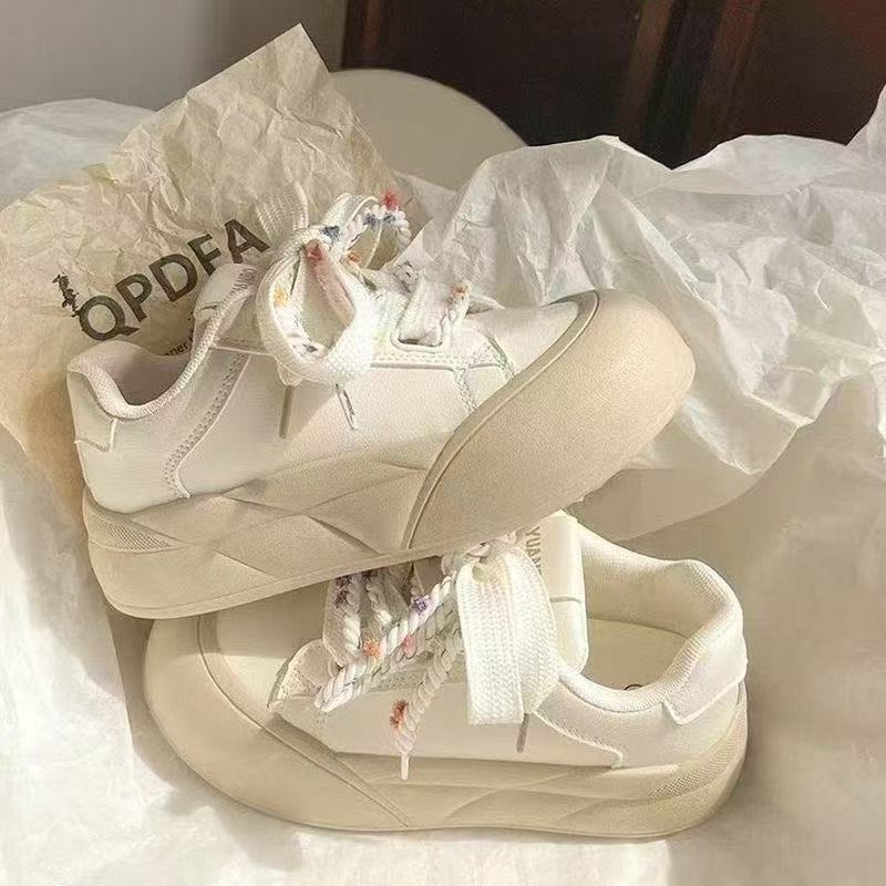 Muffin sole ins thick baseplate shoes new spring and summer bread shoes casual big head shoes