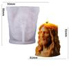 3D Religiöse Relief Silikon Kerzenform DIY Ikone Serie Aroma Gips Gießform Handgemachtes Handwerk Heimdeko Werkzeug Vielseitige Kunst