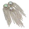 Epauleta de Ombro Decorativa com Franjas de Strass   Epauleta de Franja Exquisita para Festa