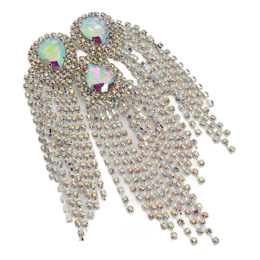 Epauleta de Ombro Decorativa com Franjas de Strass Epauleta de Franja Exquisita para Festa