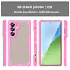 For Samsung Galaxy S26+ Case PC + TPU Semi-Transparent Frosted Finish Protective Phone Cover