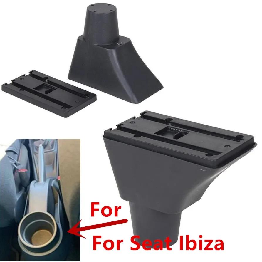 For Ibiza 6j Ibiza 6L armrest box For Seat Ibiza Car Armrest Central storage Box Retrofit with USB Interior Car Accessories