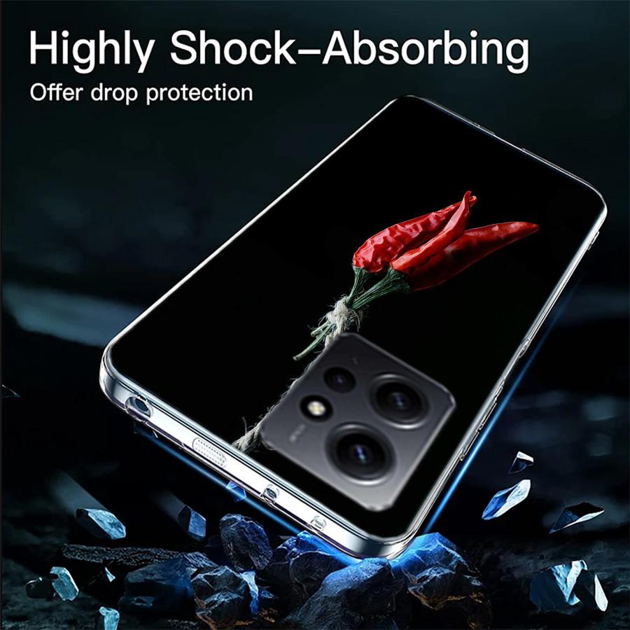 Taste The Flavor of Chili Peppers Phone Case For Redmi Note 14 15 Pro 5G 13 12 Pro Plus 11 11T 11E 11S 10 Pro 10S 9 9S Cover Cel