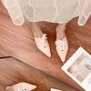 Summer new Baotou Muller shoes retro niche design sense pointed single shoes women wear casual style versatile women's shoes