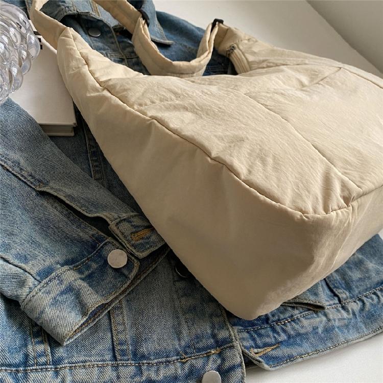 Shoulder Bag for Girl Women Handbag Solid Color Underarm Bag Crossbody Bag Tote