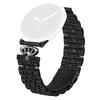 Watch Band with Connector for Samsung Galaxy Watch8 44mm/40mm/8 Classic 46mm 7-Bead Rhinestone Crown Metal Strap