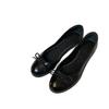 2025 new oil wax ballet shoes women's bow casual shallow mouth not tired feet flat shoes women.