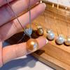 Australian Fritillary Pearl Pendant Female Cold Wind Gold Pearl Necklace Bone Chain Female