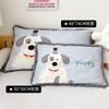 Soft Cotton Flannel Pillowcase Kids Adults 30x50cm 60s 100% Long Staple Printed Cartoon Design