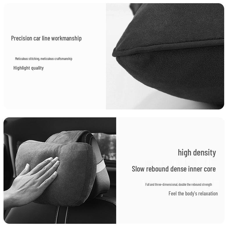 Mercedes-Maybach Car Headrest Pillow: Lumbar and Neck Support with Moisture-Wicking Protection
