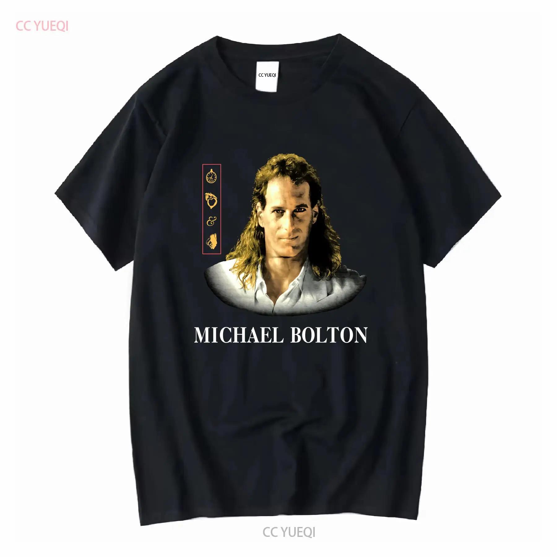 Vintage 90s Michael Bolton T Shirt Mens Large Tour 1993 Concert Black Te Vintage Washed Designer Clothes Comfortable Stretched S разноцветный