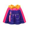 Kinder Mädchen Anime Cartoon POP Sängerin Superstar Print T-Shirt Rock Tasche Set Outfit Rollenspiel Halloween Cosplay Kostüme