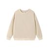 Modisches 330g Oversized Casual Herren American Streetwear Einfarbig Rundhals Sweatshirt - Herren Herbst Winter Basic Sweatshirt