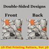 Orange Flowers square Jacquard Pillow Cover for Sofa Office Waist Cushion Cover Home Decorative Pillowcase