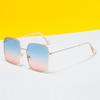 New Large Square Frame Sunglasses Men Women Internet Celebrity Same Style Korean Retro Trend UV Protection Sun Glasses