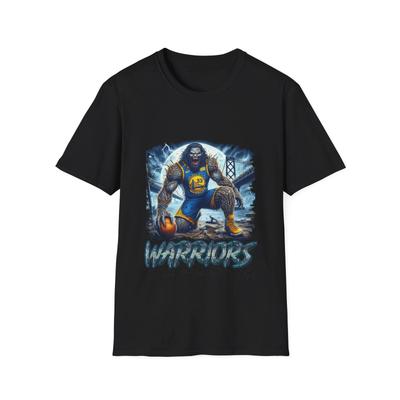 Men's and Women's T-shirts Bay of Nightmares - Golden State Warriors Horror Mashup T-Shirt