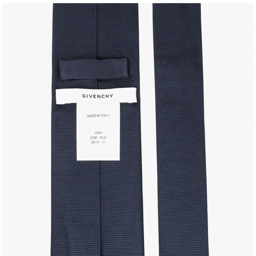 Givenchy Silk Tie 410 Jacquard Logo Bp105lp0xd