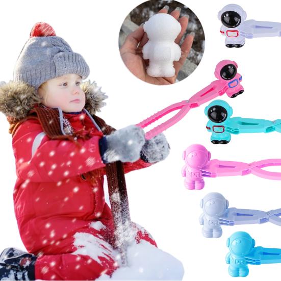 

Зажим для создания снежков Простота в использовании Прекрасный гладкий без заусенцев Трудосберегающие развлечения Удобная рукоятка Дизайн астронавта Зажим для снежков для подарков