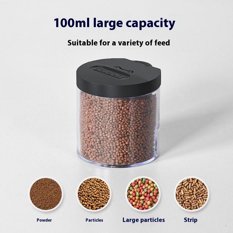 1 Set Large Capacity Aquarium Goldfish Feeder 100Ml Automatic Fish Tank Feeder Intelligent Timing Auto Feeder