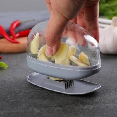 2 In 1 Garlic Slicer Household Garlic Presses Smasher Manual Pressing Garlic Grinding Grater Kitchen Cooking Tool Gadgets
