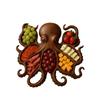 Durable Octopuss-shaped Charcuteries Board Seaside Dinners And Family Gatherings Fruits Etc. Cheeses