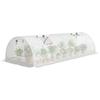 Foil Greenhouse, Mini Tunnel with Mesh Window, UV-resistant, Plastic Film, 200 X 80 X 45 Cm, White