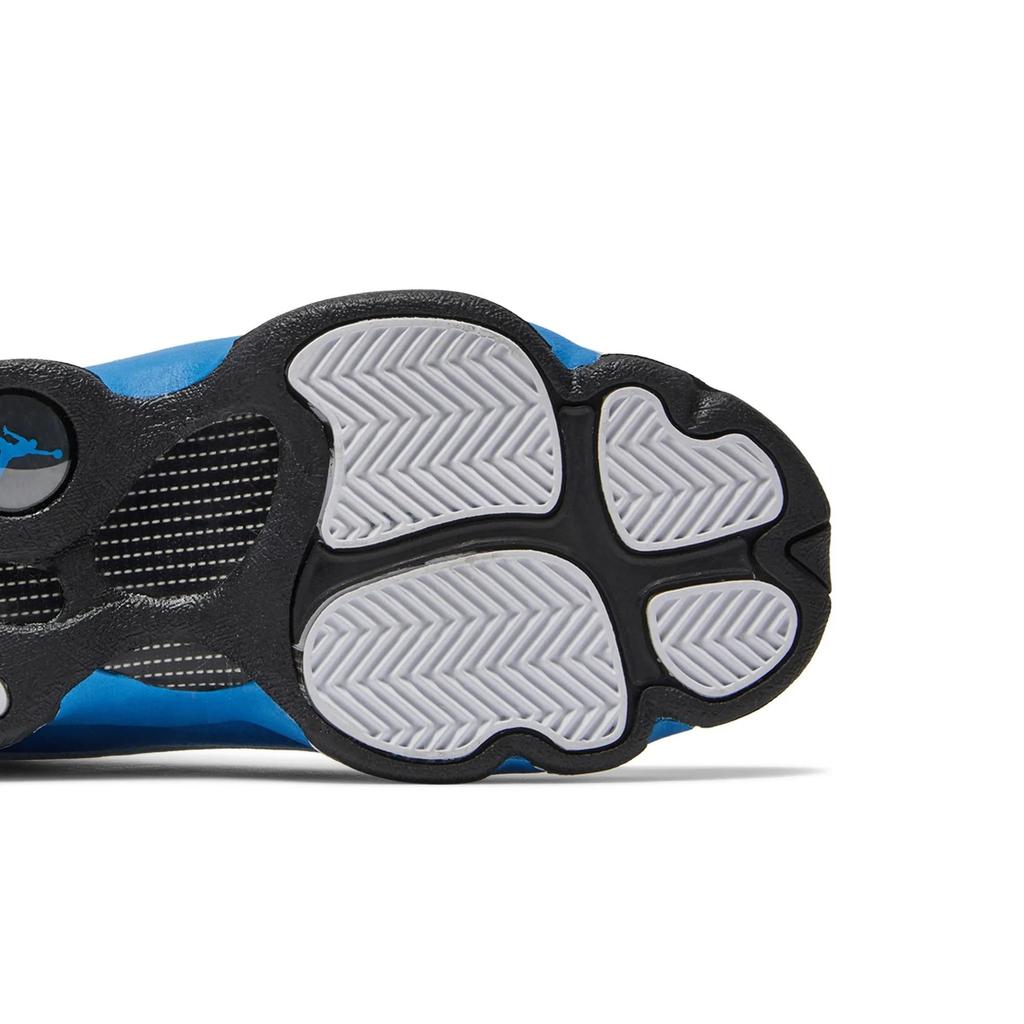 Air Jordan 13 Retro Grade School 'Italy Blue' (Unisex) White / Italy Blue / Black / Wolf Grey Kids' Basketball Shoes 439358 107