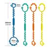 Multifunctional Baby Bottle  & Toy Holder Soft Silicone Cup Strap Colorful Infant Bottle Leash Essential for Strollers