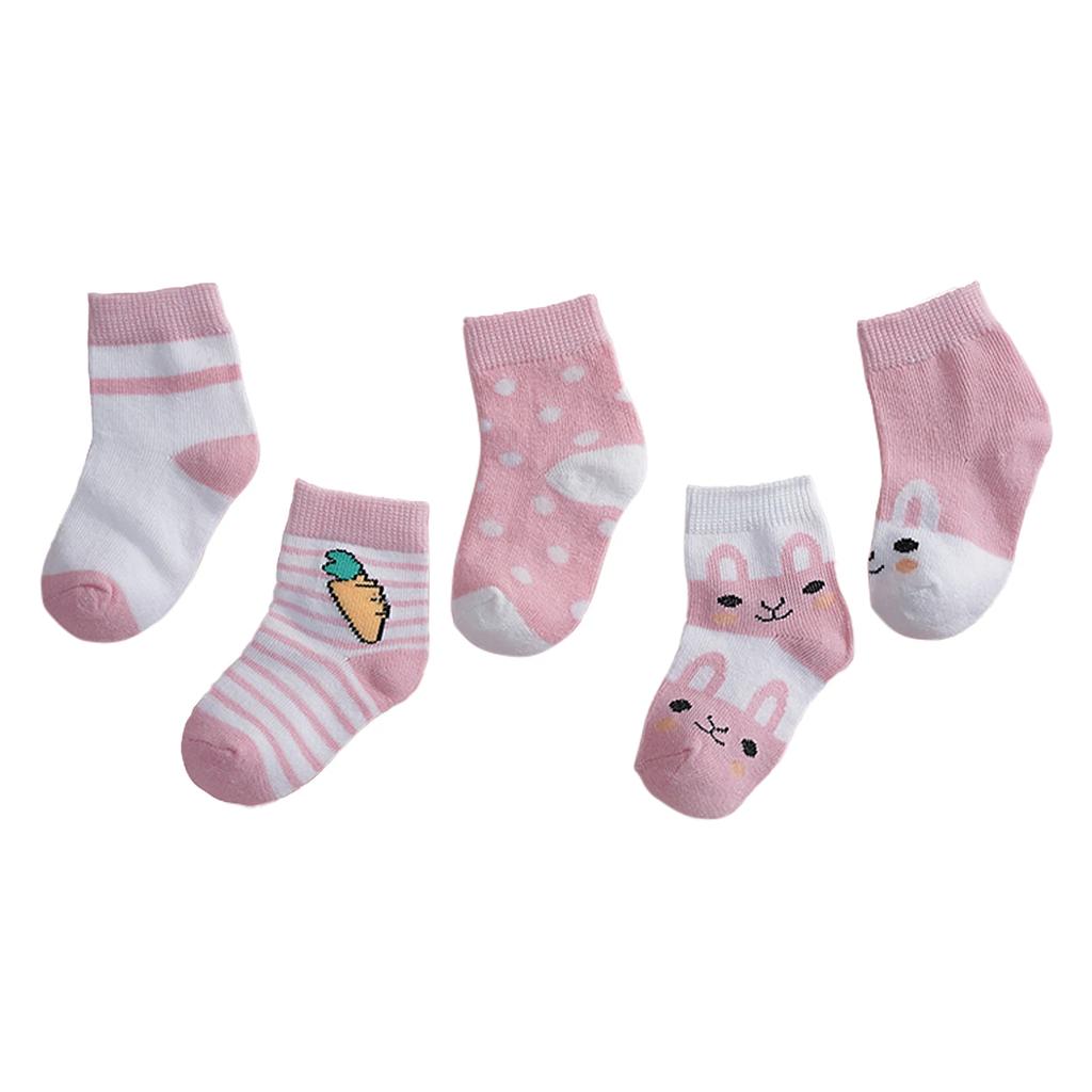 Kids Socks Autumn Winter Girl Boy Children's Crawling Sock For Newborn Baby Cartoon Fashion Stockings  Anti-Slip Sock Multicolor