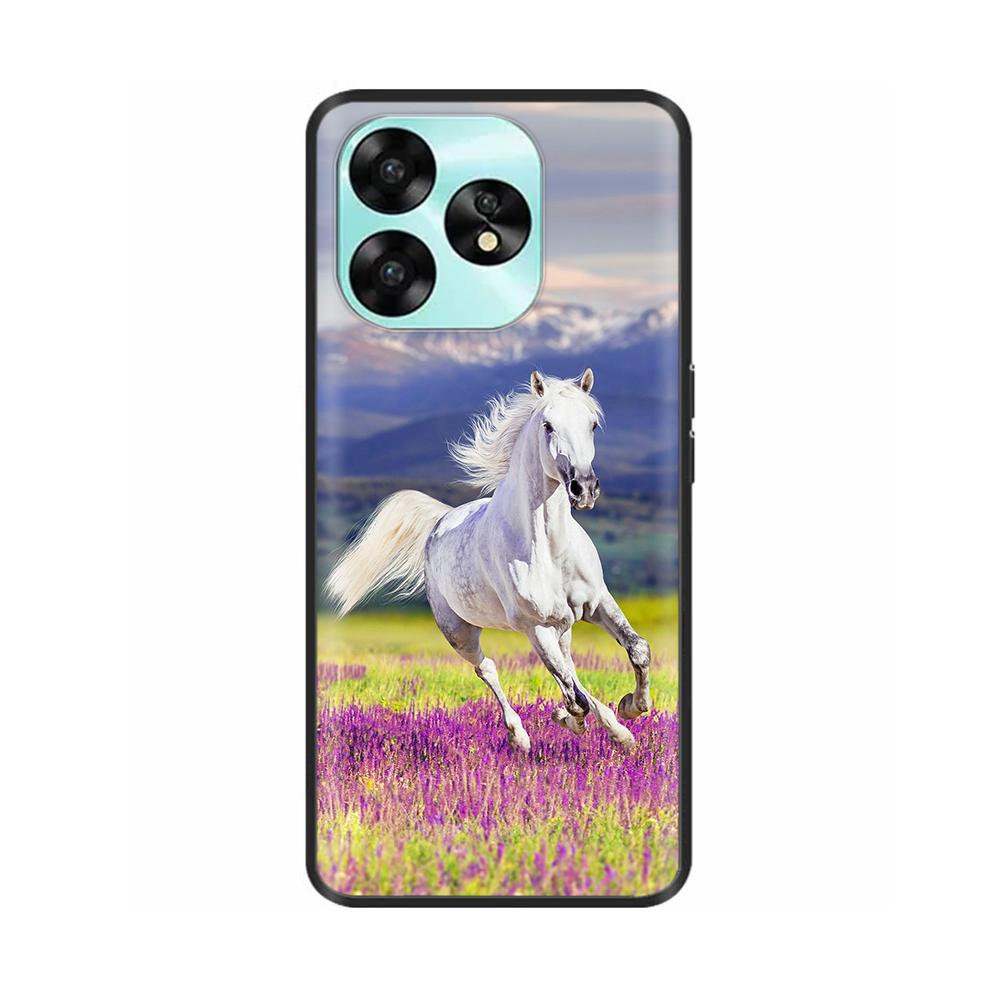 Für Umidigi A15 A15C Hülle Niedliche Blume Maus Stoßfest Silikon Weiche Rückseite für Umidigi A15C NFC A 15 Handy Schutz Hüllen