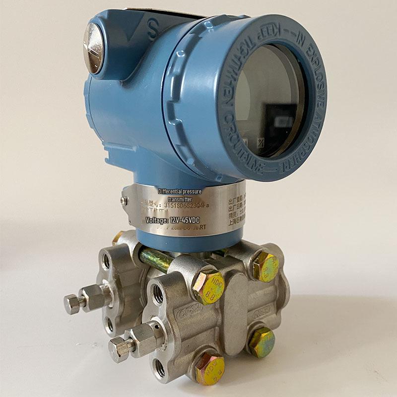 Digital LCD Differential Pressure Transmitter: High-Precision 4~20mA Capacitive Pipeline Sensor