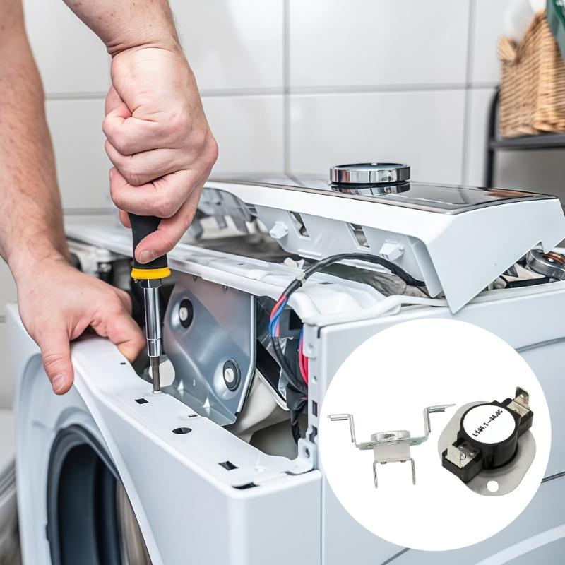 Universelles Wäschetrockner Thermosicherungs-Kit Mit Hochtemperaturschaltern 279973 Elektrischer Trockner Ersatzsicherung Trocknerteile Einfach zu Bedienen