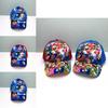 Super Mario Cartoon Baseball Cap Adjustable Sun Hat For Kids And Adults