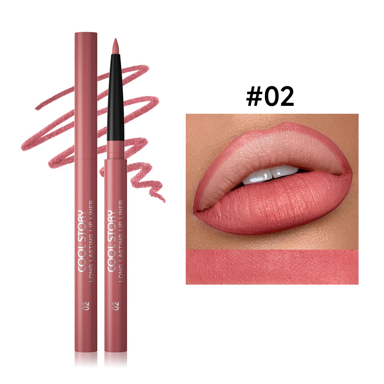 

Стійкий Водостійкий Матовий Олівець для Губ Зволожуючий Нелипкий Макіяж для Губ Контурує Губи 8 Доступних Відтінків Замінник Помади