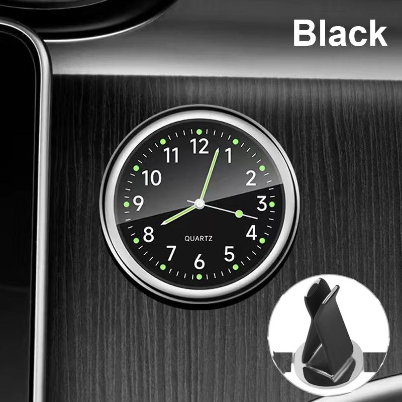 

Automobile Air Outlet Dashboard Clock, Stick-On Electronic Noctilucent Accessories For Car Auto Dashboard Clock In Car 40MM