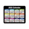 Firkantet 2025 Kalender Musematte Gummi Liten Kontor Musematte Nyttår Musematte Kontorrekvisita
