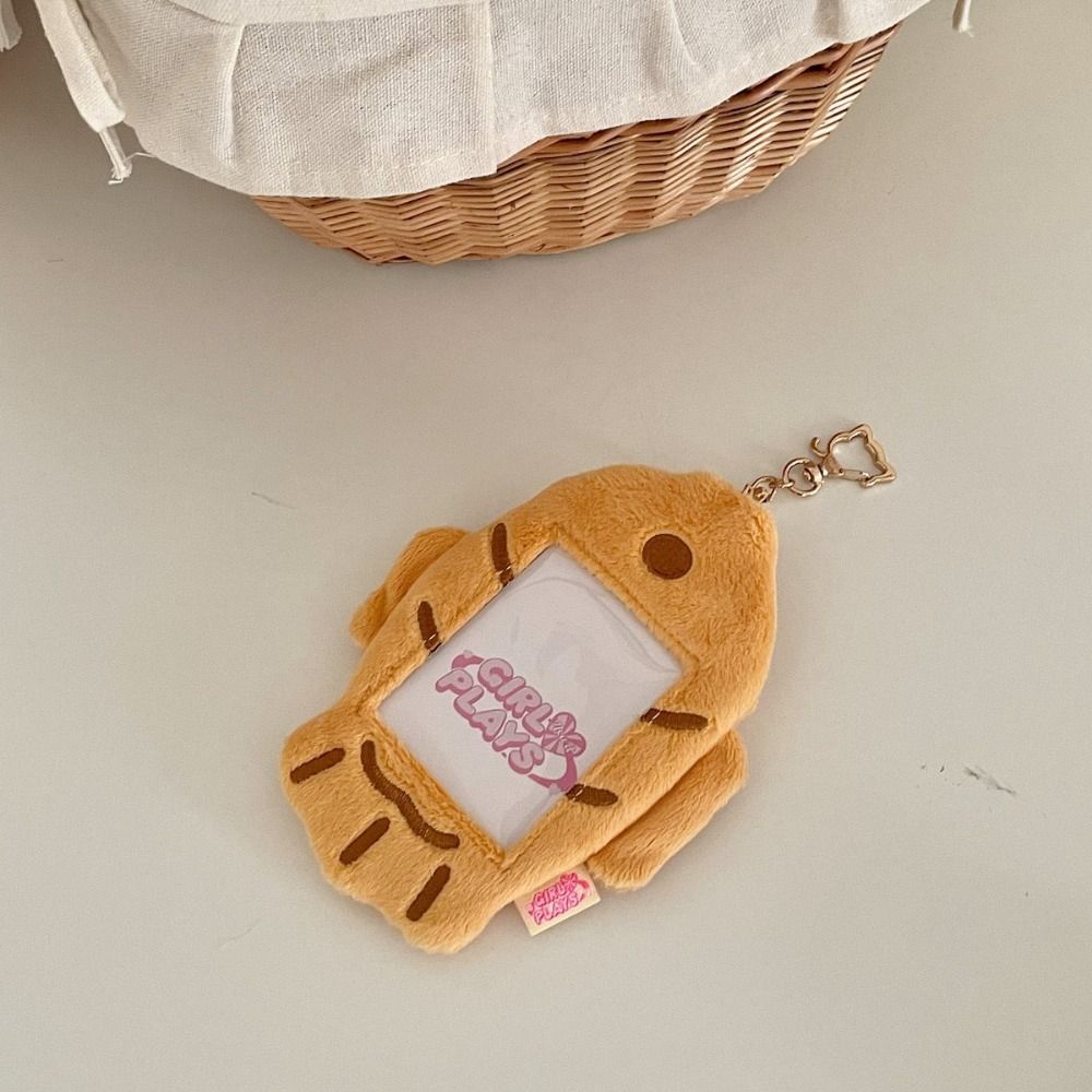 

Animal Shape Photo Protector Case INS ID Credit Case Star Chasing Pendant Keychain Meal Card style E
