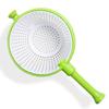 Salad Spinner Scratch Resistant Nylon Swivel Colander With Collapsible Handle