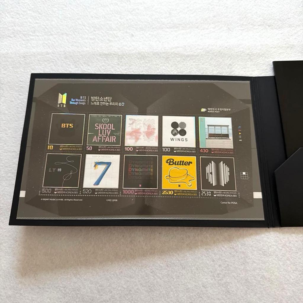 [USED] BTS 10th Anniversary Commemorative Stamp Photobook
