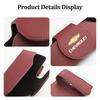 AABHN1 Car Glasses Case Sun Visor Leather Eyeglass Clip Auto Interiors For Chevrolet Captiva Impala Sonic Groove Volt Cruze Spark Epica