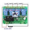 Wireless RF Remote Control Switch, 30A High Power Relay, 100V-400V, Jog, Self-Locking, Interlock.
