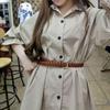 Vintage Casual Cowhide Braided Belt Ladies Dress Cummerbands Pin Buckle Waistband Weave Waist Band