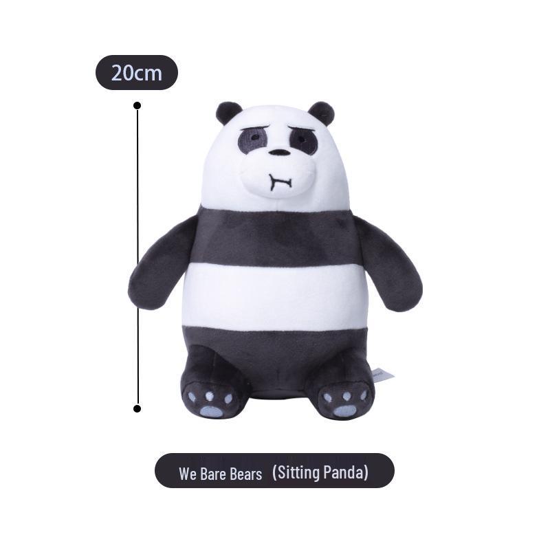 We Bare Bears Plush Doll: Cute Hugging Pillow & Birthday Gift