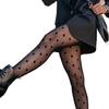 Large Size Polka Dot Stockings, Black Stockings, Jacquard Stockings for Women's Summer Thin Women's Anti-hook Polka Dot Tights